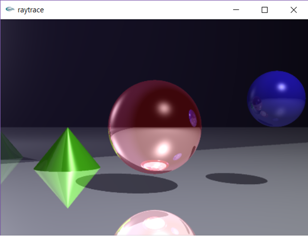 Developing Low Level Ray Tracer (2019)